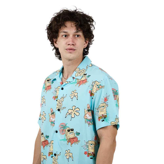 Spongebob - Squarepants Woven Button Up Shirt