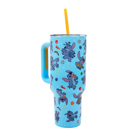 Disney Lilo & Stitch - Stitch 40 oz. Stainless Steel Tumbler & Bag Set