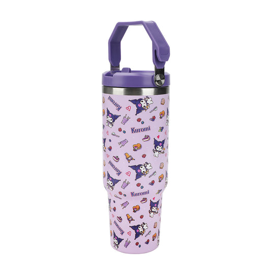 Sanrio Hello Kitty - Kuromi 40 oz. Stainless Steel Tumbler with Handle