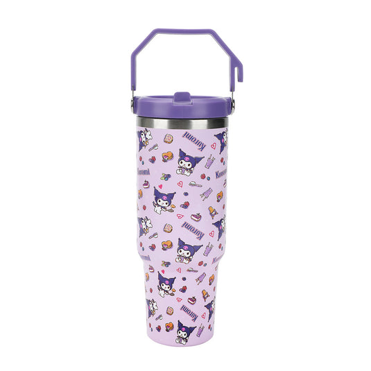 Sanrio Hello Kitty - Kuromi 40 oz. Stainless Steel Tumbler with Handle