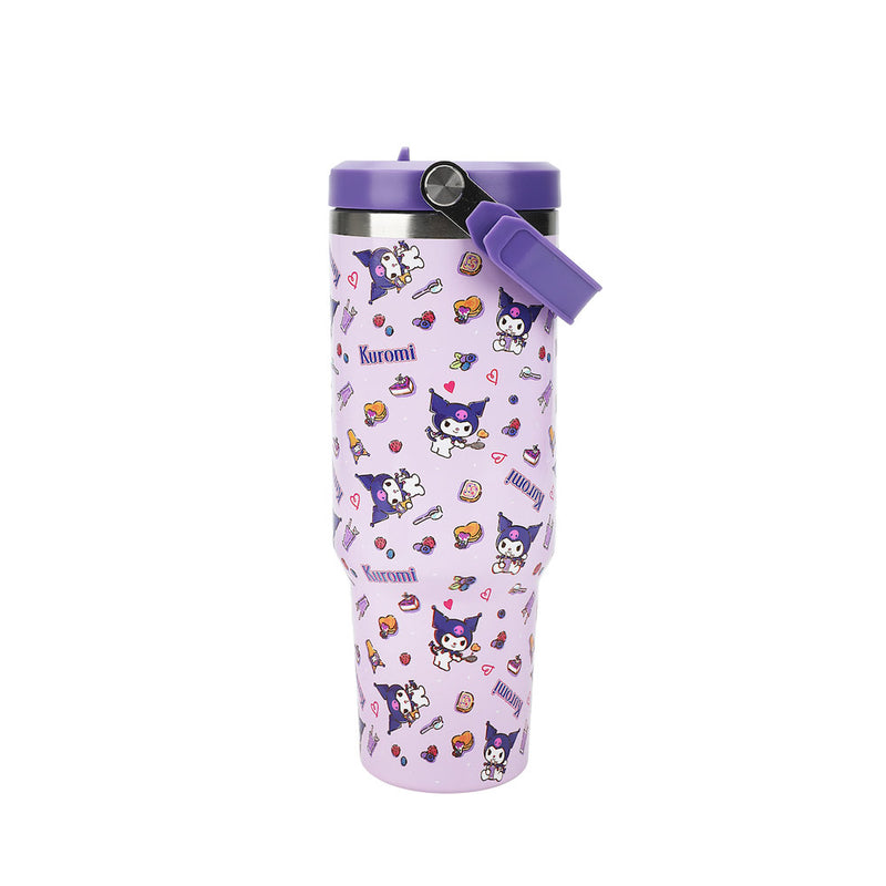 Chargez l&#39;image dans la visionneuse de la galerie, Sanrio Hello Kitty - Kuromi 40 oz. Stainless Steel Tumbler with Handle
