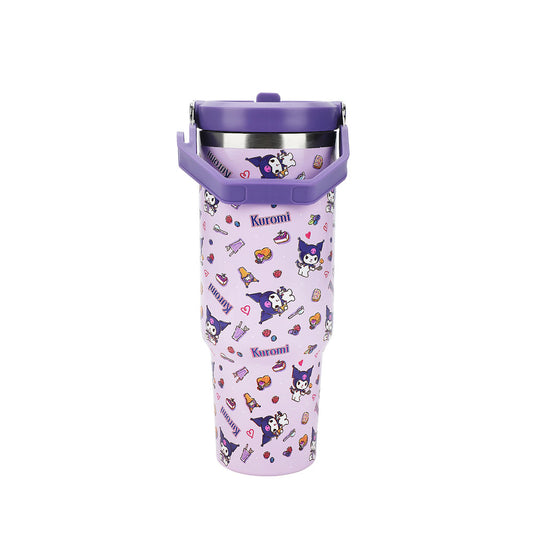 Sanrio Hello Kitty - Kuromi 40 oz. Stainless Steel Tumbler with Handle