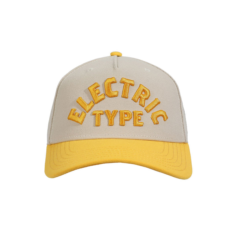 Load image into Gallery viewer, Bioworld Pokemon - Pikachu Electric Type Curved Bill Snapback Hat
