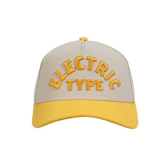 Bioworld Pokemon - Pikachu Electric Type Curved Bill Snapback Hat