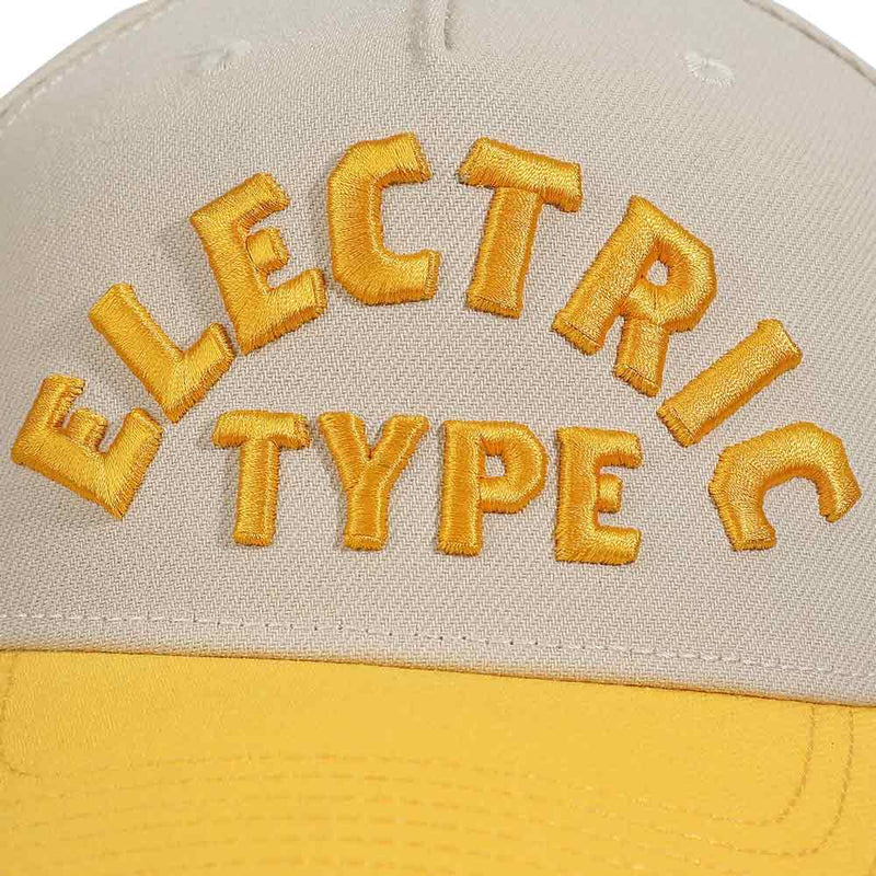Load image into Gallery viewer, Bioworld Pokemon - Pikachu Electric Type Curved Bill Snapback Hat

