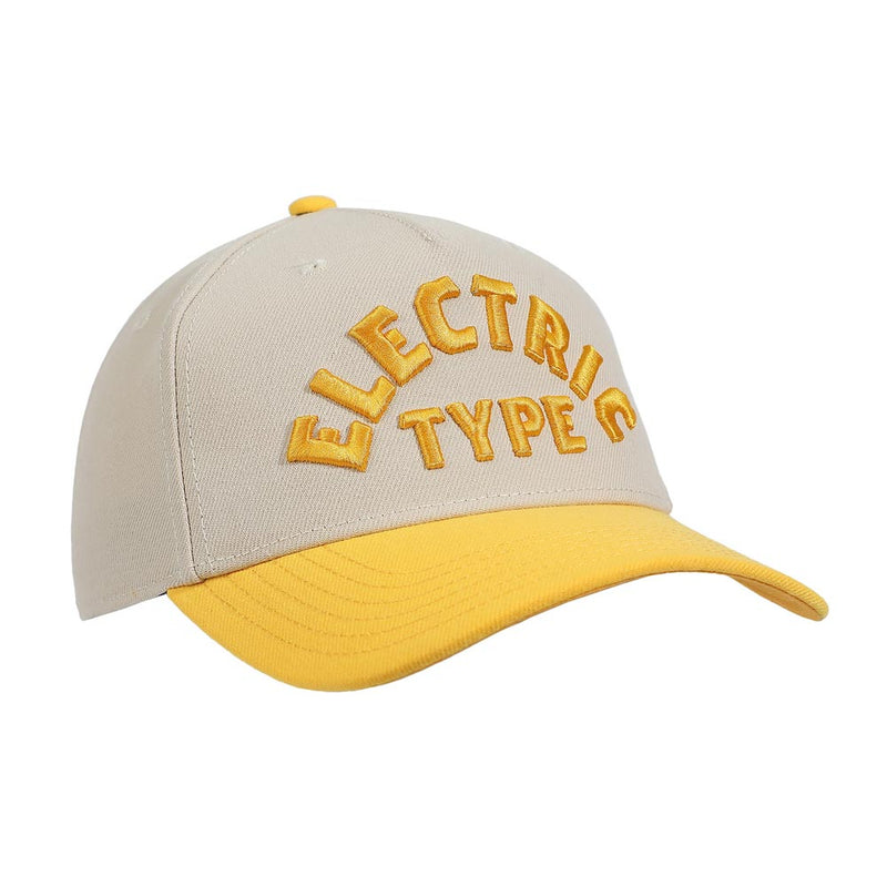 Load image into Gallery viewer, Bioworld Pokemon - Pikachu Electric Type Curved Bill Snapback Hat
