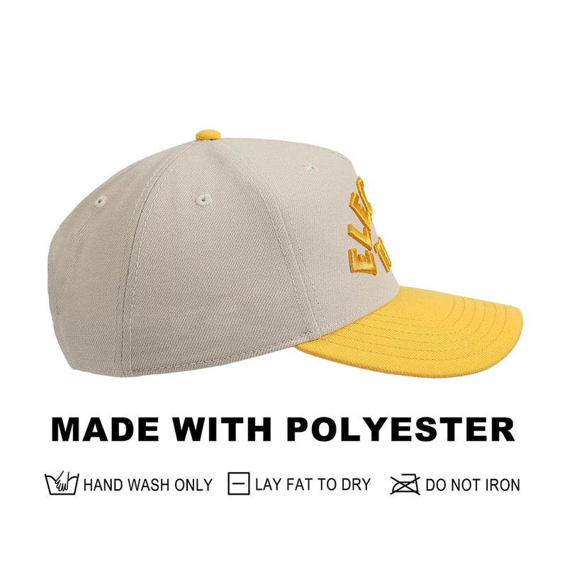 Load image into Gallery viewer, Bioworld Pokemon - Pikachu Electric Type Curved Bill Snapback Hat
