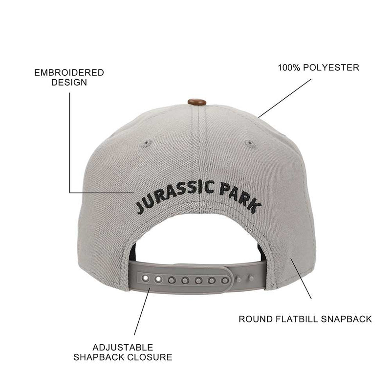 Chargez l&#39;image dans la visionneuse de la galerie, Jurassic Park - Flat Bill Snapback
