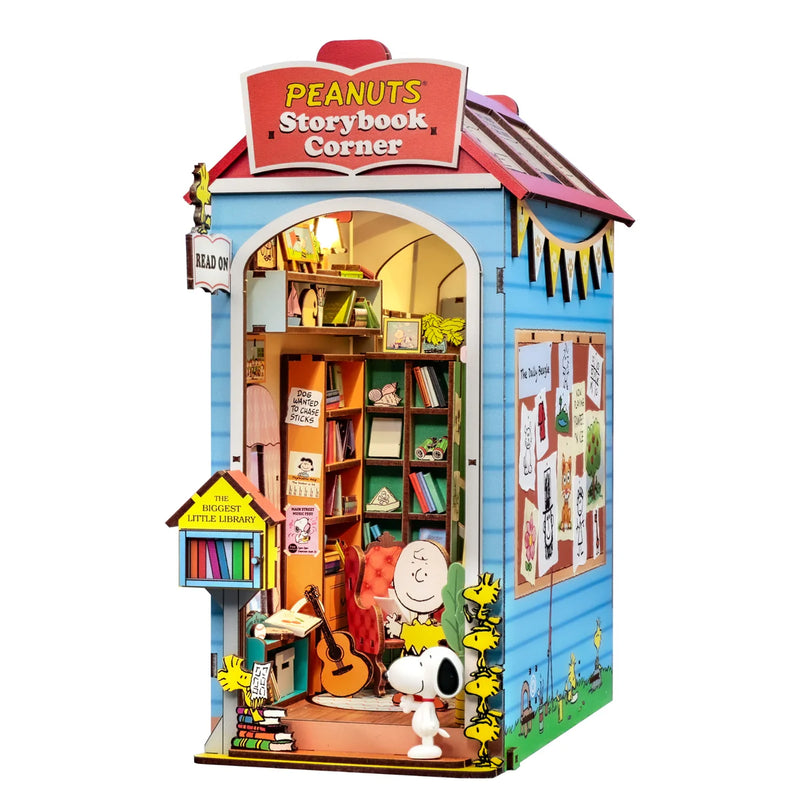 Load image into Gallery viewer, Hands Craft Peanuts - Storybook Corner DIY Miniature Book Nook Kit Figure
