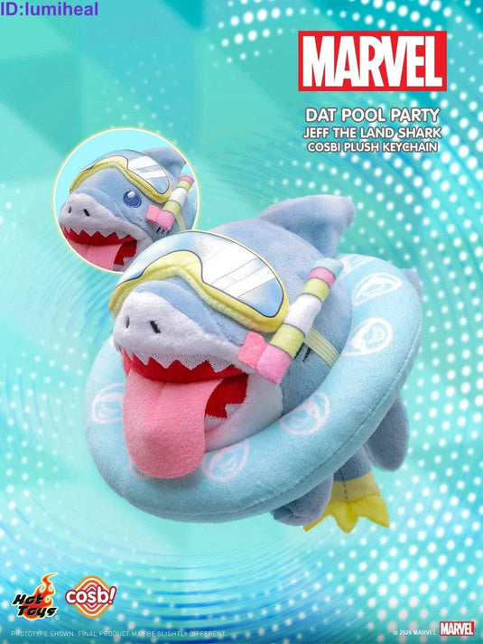 Marvel Comics Cosbi Jeff the Land Shark 1Pc Plush Keychain Blind Box
