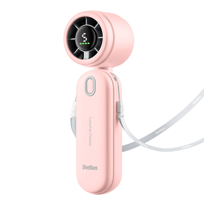 Cargue la imagen en el visor de la galería, Turbo Wind Handheld Fan - Blow Dryer Power Most compact
