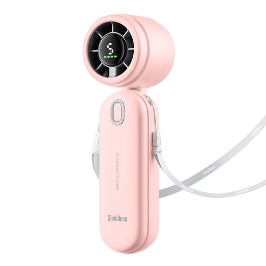 Turbo Wind Handheld Fan - Blow Dryer Power Most compact