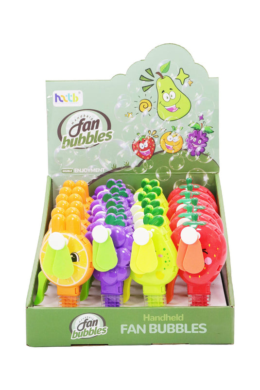 Cap Zone - Fruity Animals Bubble Wand 1Pc Manual Fan