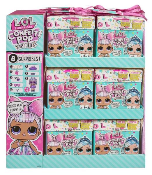 Chargez l&#39;image dans la visionneuse de la galerie, LOL - Surprise Confetti Pop Birthday Doll Blind Box
