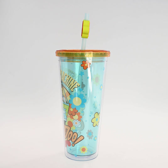 Scooby Doo Mystery Machine Flowers 24oz Plastic Cold Cup