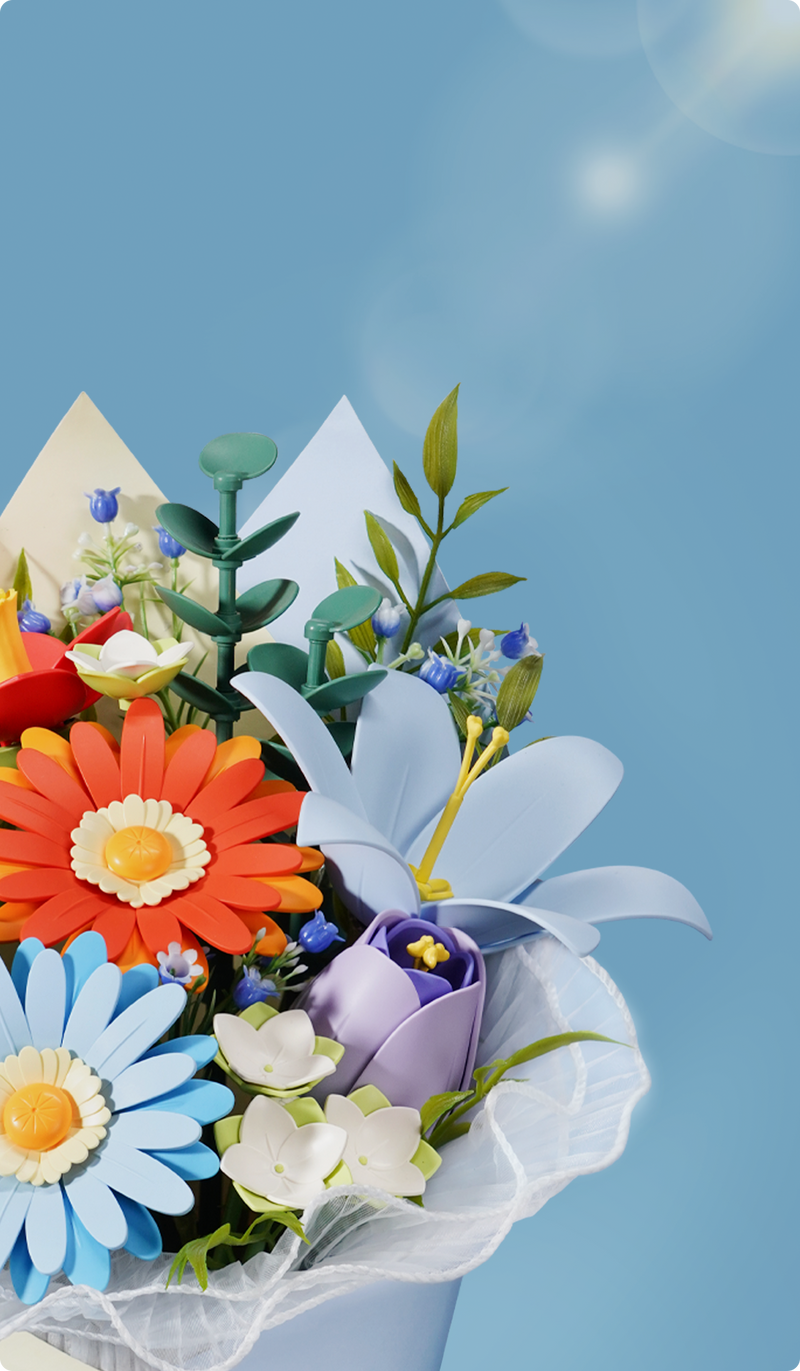 Load image into Gallery viewer, Robotime - Twilight Sky Bouquet DIY 3D Flower Puzzle
