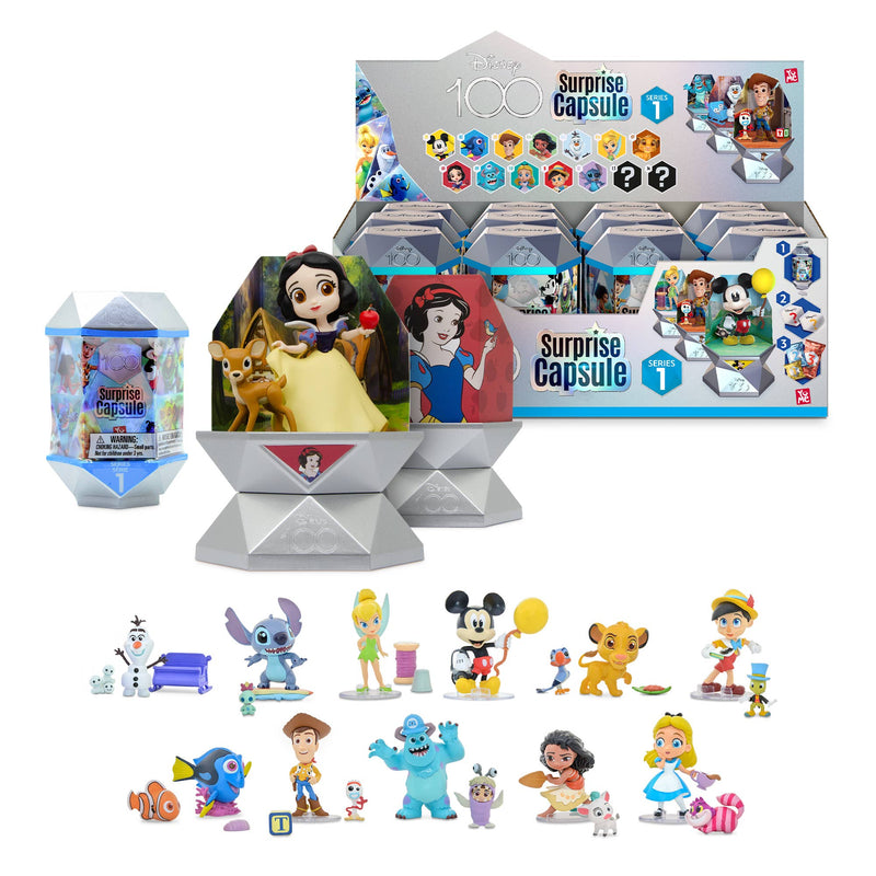 Chargez l&#39;image dans la visionneuse de la galerie, Disney 100 - Mystery Capsules Toy Figure S1 Blind Box
