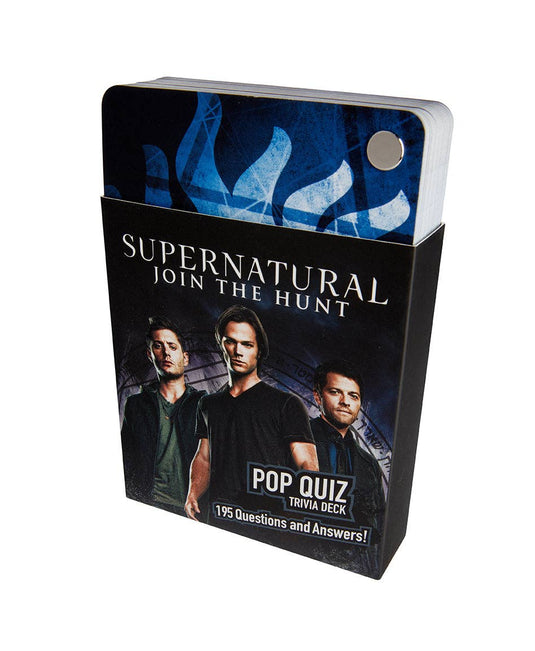 Supernatural Join The Hunt Pop Quiz Trivia Deck