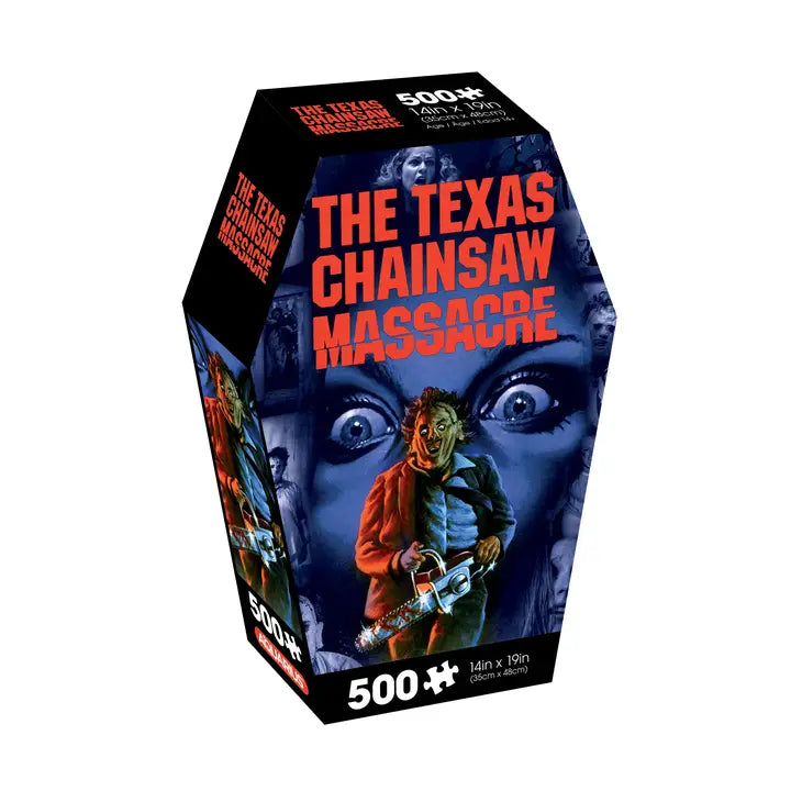Load image into Gallery viewer, Horror Characters - Coffin Box - 500 Piece Jigsaw Puzzle
