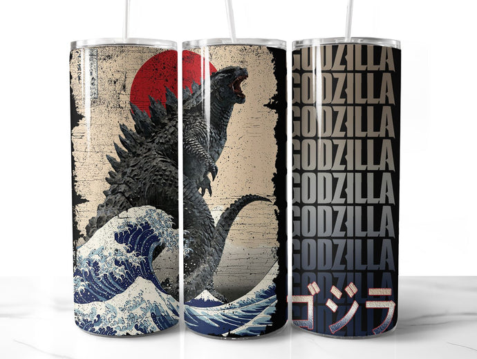 Godzilla - Stainless Steel 20oz Tumbler