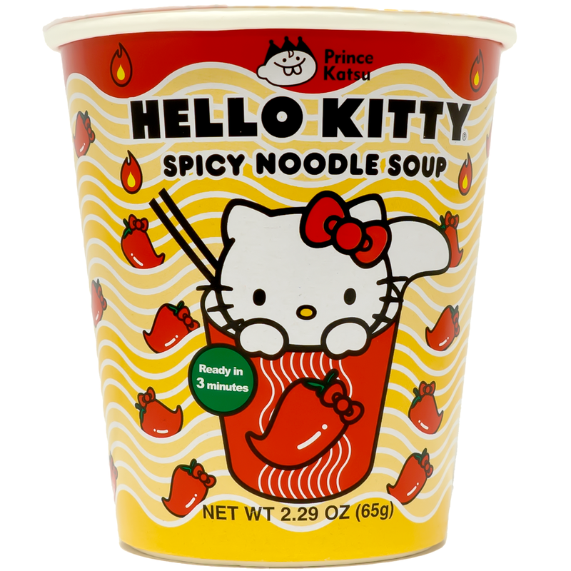 Load image into Gallery viewer, Hello Kitty - Spicy Noodle Soup 63g
