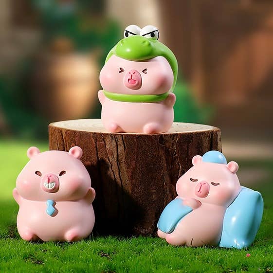Cargue la imagen en el visor de la galería, BCmini - Pink Capybara 1Pc Blind Box
