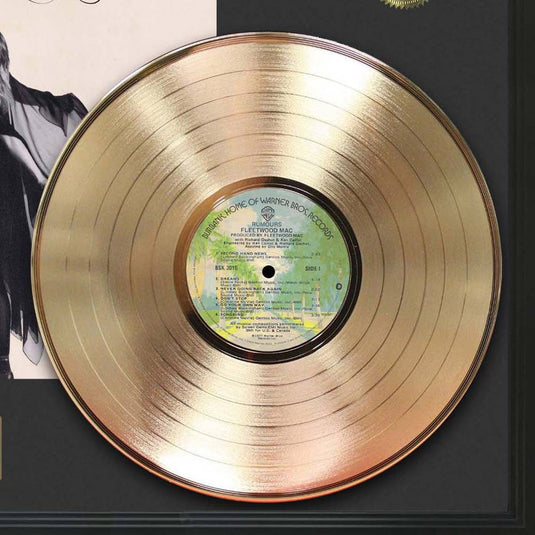 Fleetwood Mac - Rumours Gold Framed Gold LP Display