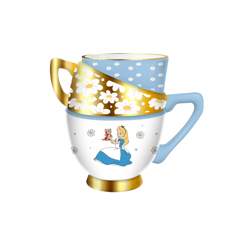Load image into Gallery viewer, Disney Alice In Wonderland - Wildflower Dream 3D Electroplate Mug
