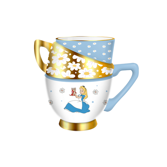 Disney Alice In Wonderland - Wildflower Dream 3D Electroplate Mug