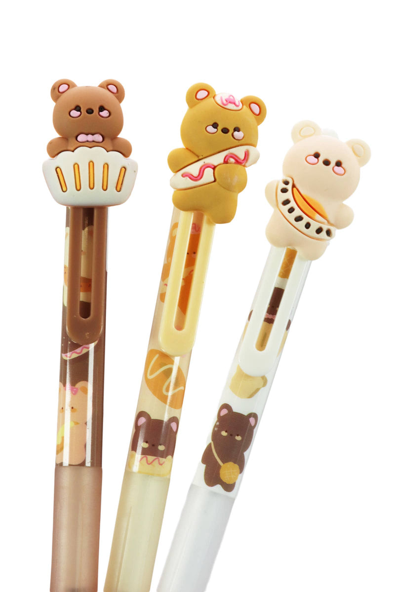 Cargue la imagen en el visor de la galería, Baker Teddy Bear 0.5 mm Click Pen - 1pc

