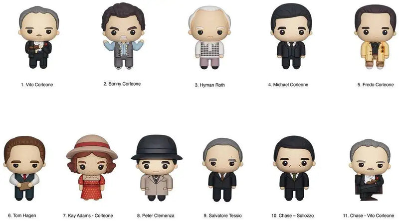 Chargez l&#39;image dans la visionneuse de la galerie, Monogram The Godfather - Characters Series 1 - 1pc 3D Figure Bag Clip Blind Bag

