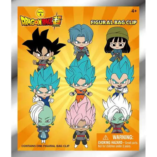 Monogram Dragon Ball Super - Series 4 Characters 1pc 3D Figure Bag Clip Blind Bag