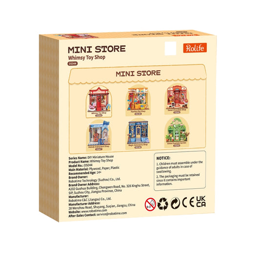 Robotime Rolife - Whimsy Toy Shop DIY Miniature House Figure