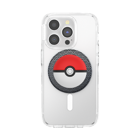 PopSockets Pokemon - Puffy Poké Ball Seigaiha Phone Grip MagSafe