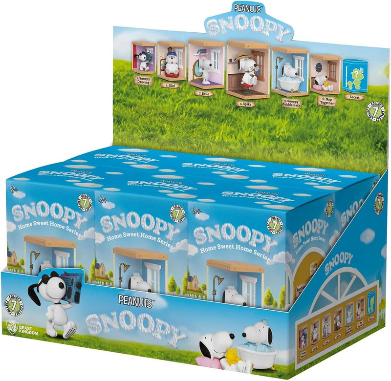 Cargue la imagen en el visor de la galería, Snoopy YuMe Hero Home Sweet Home Series  1Pc Blind Box
