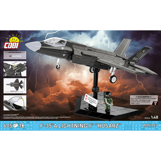 Cobi Armed Forces - F-35B Lightning II "Husarz" Fighter Jet Brick Toy