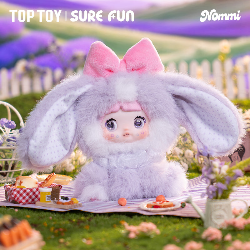 Cargue la imagen en el visor de la galería, Shopvidi Nommi Sitting Zoo - Series Vinyl Plush Doll Keychain 1 Single Blind Box
