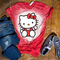 Sanrio Hello Kitty Red Bleach T-shirt