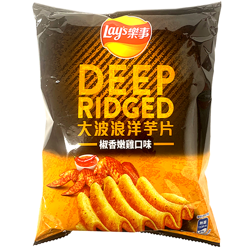 Chargez l&#39;image dans la visionneuse de la galerie, Lay&#39;s Potato Chips - Deep Ridged Spicy Tender Chicken Flavor 30.5g
