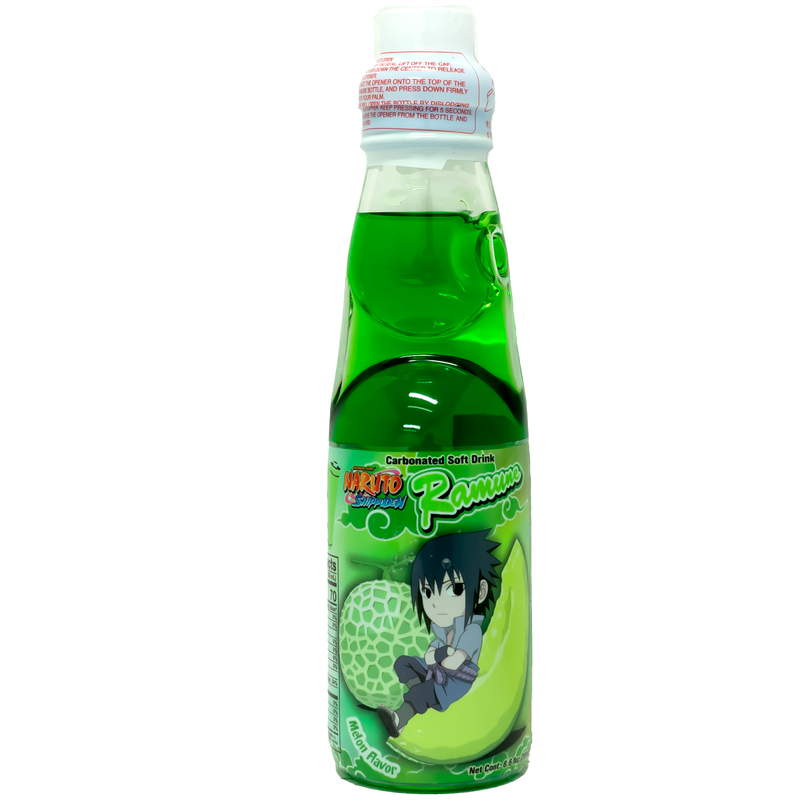 Load image into Gallery viewer, Naruto Melon Ramune 200ml Carbonate Soft Drink Soda
