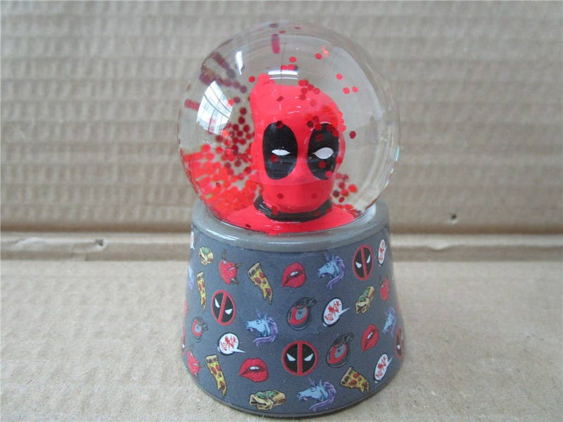 Load image into Gallery viewer, Marvel Deadpool Icon Boxed 45mm Light Up Snow Globe
