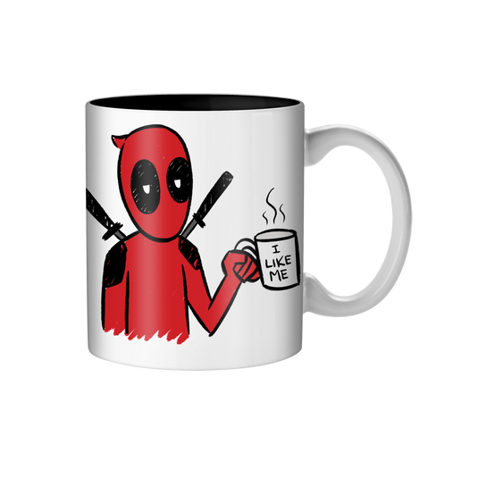 Silver Buffalo Deadpool - I Like Me 20oz Ceramic Mug