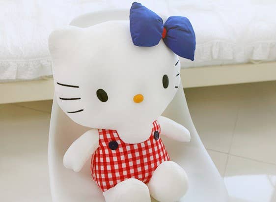 Cargue la imagen en el visor de la galería, Sanrio Hello Kitty Classic Deco - Large 50cm Plush
