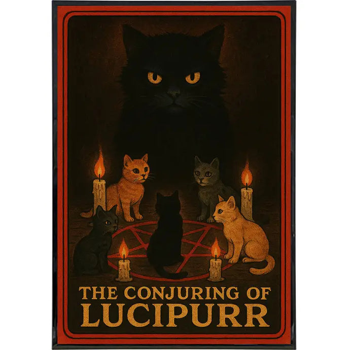 The Conjuring of Lucipurr 11x17 Wall Frame Art