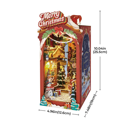 Robotime Rolife Christmas Street DIY Book Nook