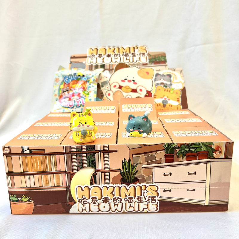 Load image into Gallery viewer, BCmini Kitten Hakim&#39;s Meow Life Cat Figurine Blind Box
