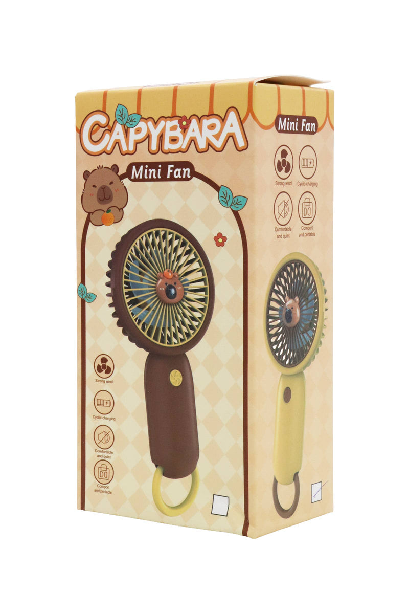 Load image into Gallery viewer, Capybara - Decal Ring Stand Handheld 1pc Electric Fan
