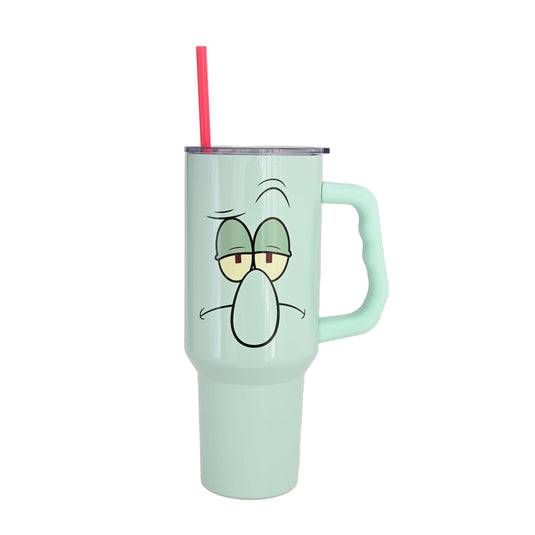 SpongeBob - Squidward Big Face 40oz Stainless Steel Tumbler