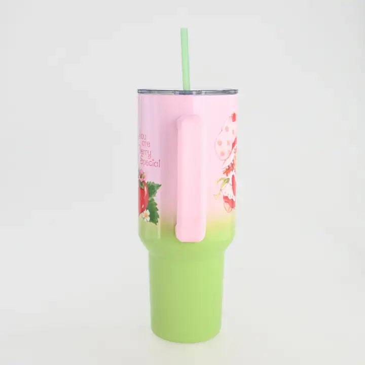Cargue la imagen en el visor de la galería, Silver Buffalo Strawberry Shortcake Vintage Berry Ombre 40oz SS Tumbler
