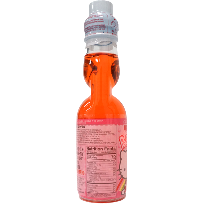Chargez l&#39;image dans la visionneuse de la galerie, Hello Kitty Strawberry Ramune 200ml Carbonate Soft Drink Soda
